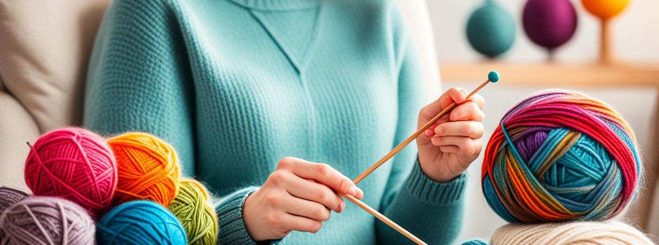 apprendre à tricoter seule