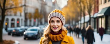 bonnet à tricoter femme