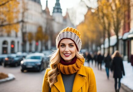 bonnet à tricoter femme