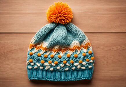 bonnet au tricot