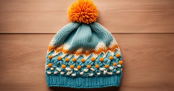 bonnet au tricot
