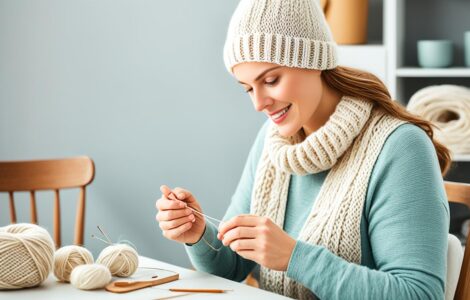 bonnet femme à tricoter