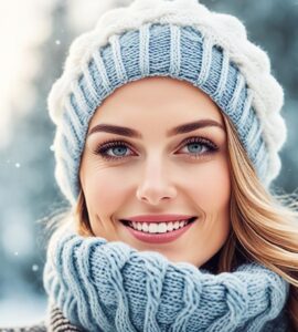 bonnet femme au tricot