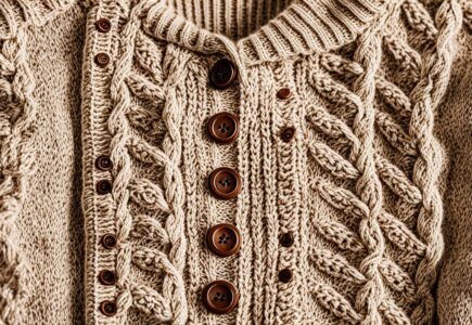 bouton pour gilet en laine