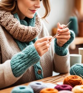 combien de mailles pour un snood femme