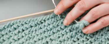 comment rabattre des mailles en fin de rang