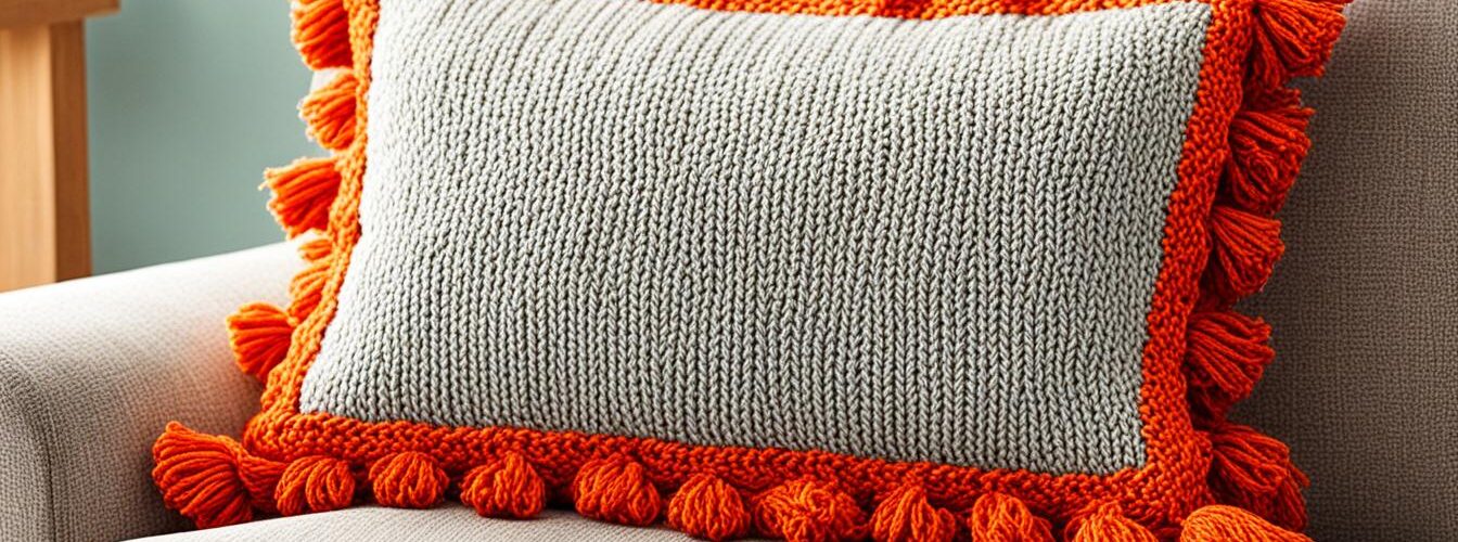 coussin tricot