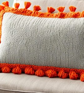 coussin tricot
