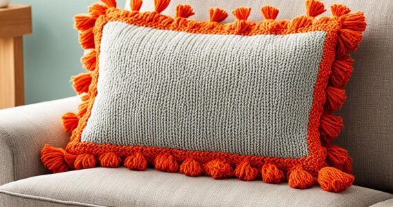 coussin tricot