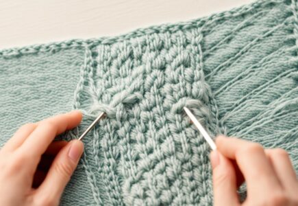 couture tricot invisible