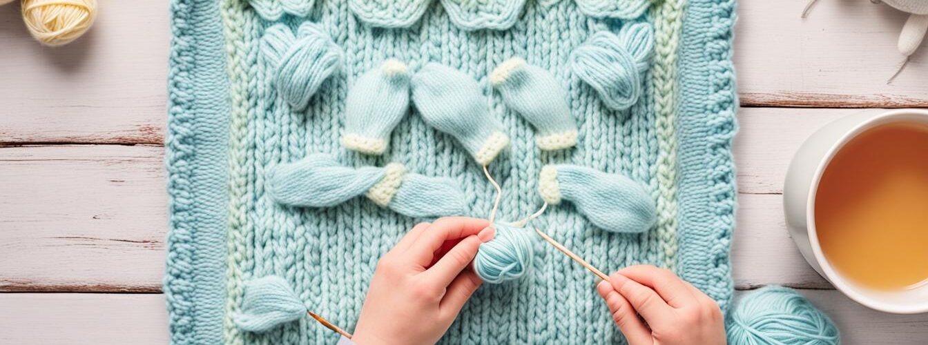 couverture bébé à tricoter