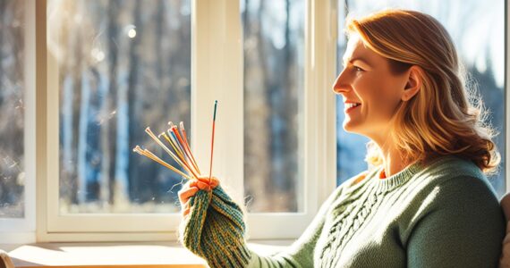 débuter le tricot
