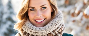 dimension snood adulte tricot