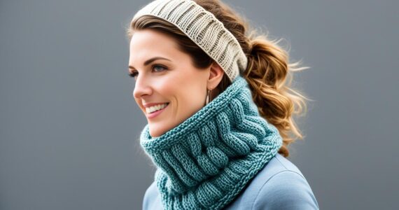 dimensions tour de cou femme au tricot