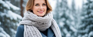 écharpe en tricot