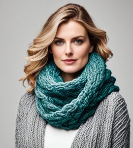 echarpe femme tricot