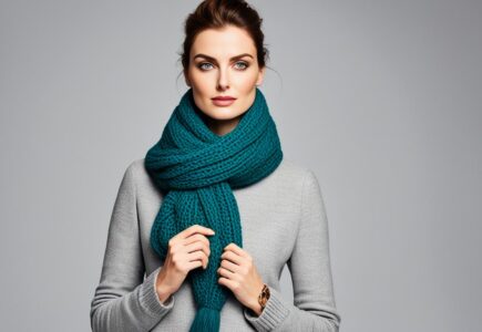 écharpe tricot