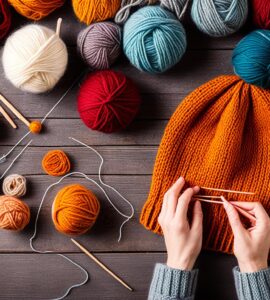 faire un bonnet en laine