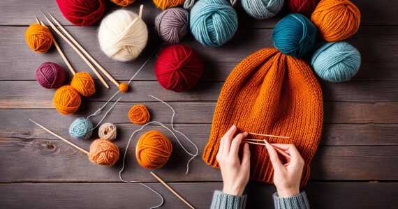 faire un bonnet en laine