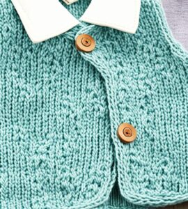 gilet bebe tricot