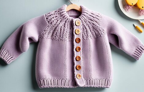 gilet bébé tricot