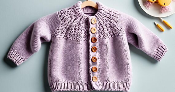 gilet bébé tricot