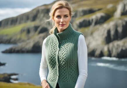 gilet femme tricot