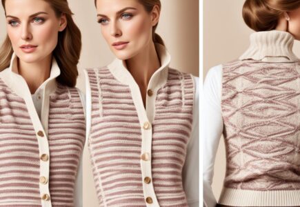 gilet sans manche femme tricot