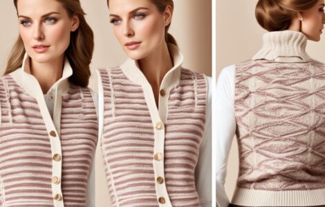 gilet sans manche femme tricot