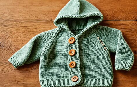 gilet tricot bébé