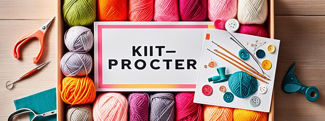 kit prêt-à tricoter