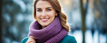 longueur écharpe femme tricot