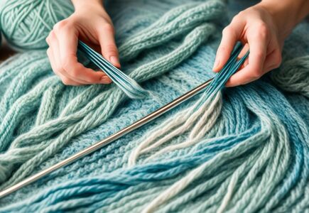maille invisible tricot