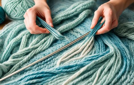 maille invisible tricot