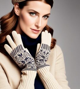 mitaine femme tricot