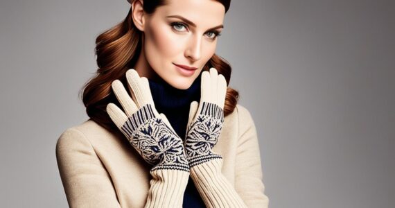 mitaine femme tricot