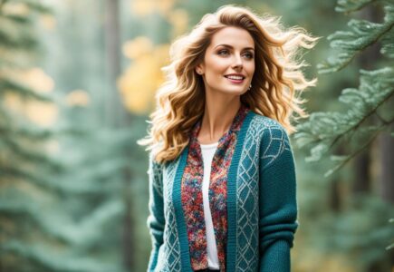 modele cardigan femme tricot