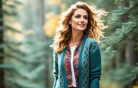 modele cardigan femme tricot