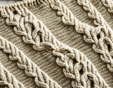 modèle de pull à tricoter avec explication