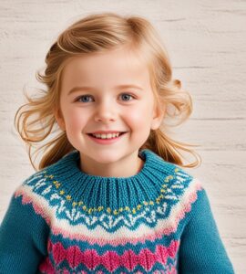 modèle de tricot gratuit pour petite fille avec explication