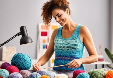 modele debardeur femme tricot