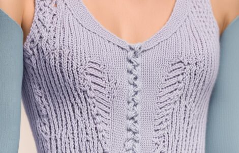 modèle débardeur tricot