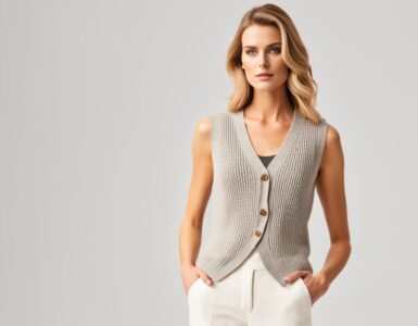 modele gilet sans manche tricot