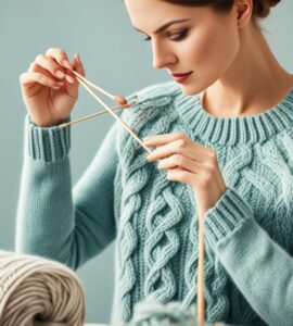 modèle pull femme à tricoter