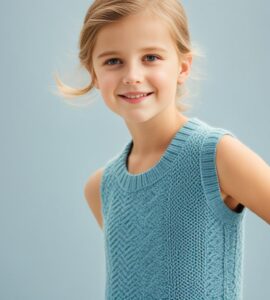 modèle tricot débardeur fille gratuit