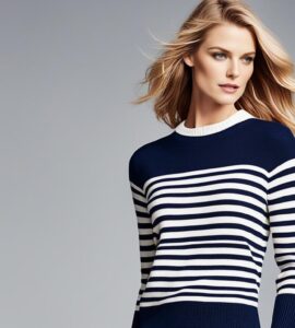 modèle tricot marinière femme gratuit