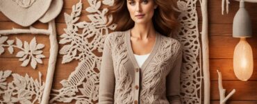 patron pour tricoter un gilet femme