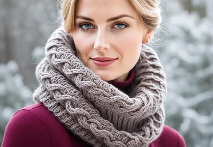 patron snood tricot