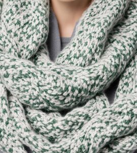 patron snood tricot gratuit