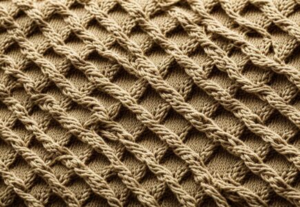 point torsade tricot